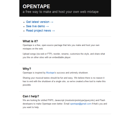 opentape